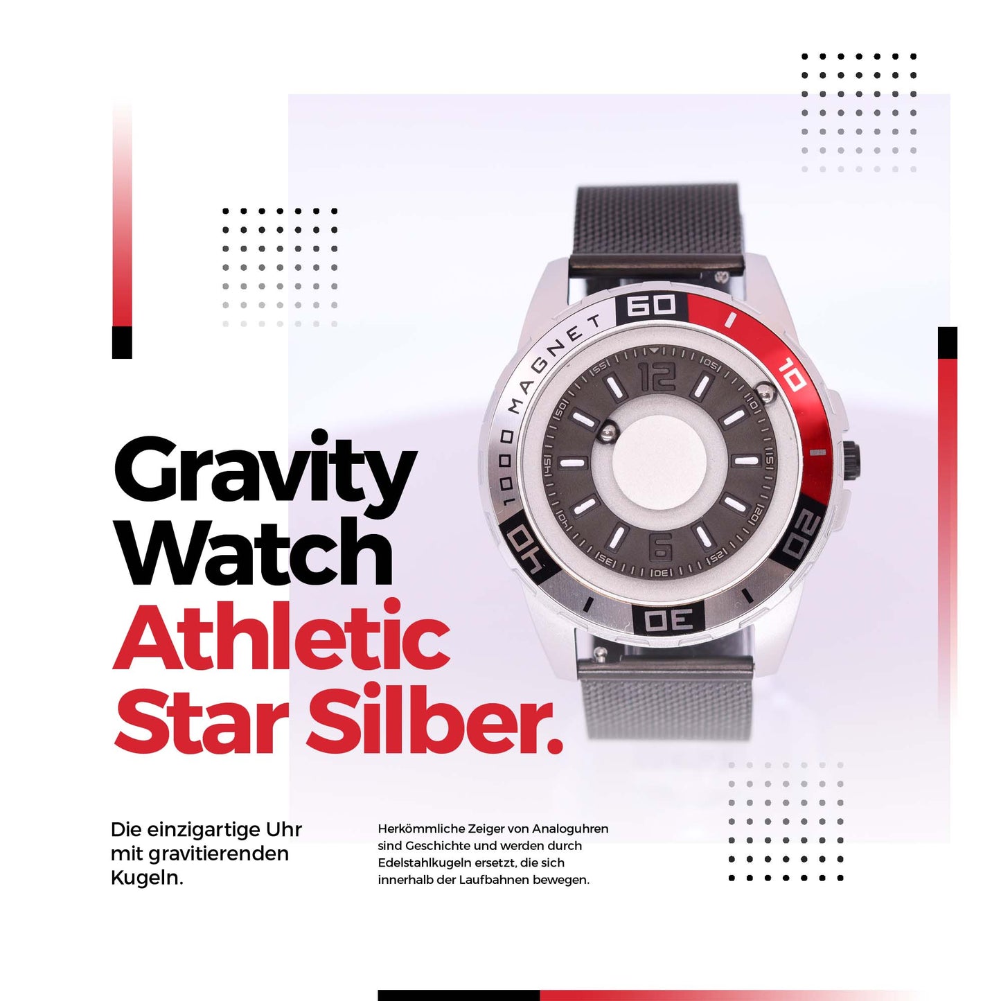 Athletic Star Silber - Gravity Watch